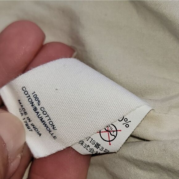 GAP Baby Toddler Denim Lined Nautical Button Pea Coat Size 12-18 Months Large - Picture 7 of 7